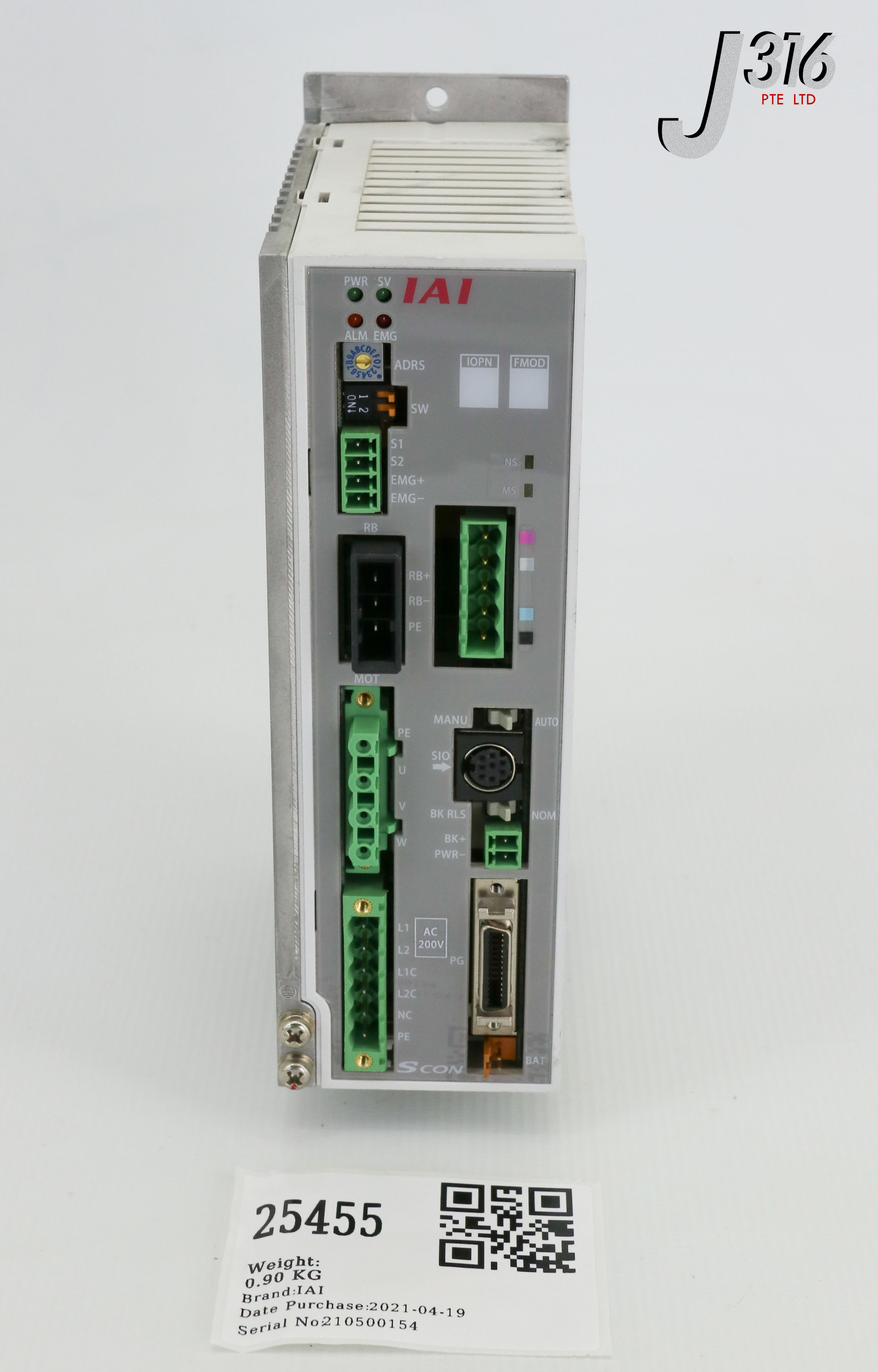 25455 IAI SERVO DRIVE CONTROLLER SCON-CA-150A-DV-0-2 – J316Gallery